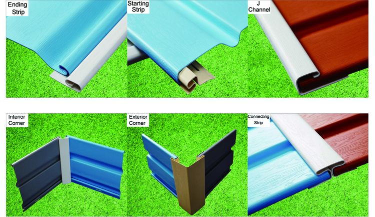 8 Inch 9 Inch 10 Inch Colorful Pvc Anti-aging Vinyl Siding Wall Panel Board For Exterior Wall Decoration