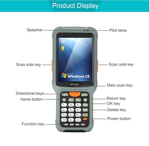Windows CE 6,0 Colector DE DATOS Teclado de pantalla táctil Windows CE 6,0 Computadora móvil de mano PDA industrial para gestión de stock - Product Image 4