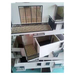 Arquitectura edificio residencial modelo con sistema de iluminación - Product Image 1
