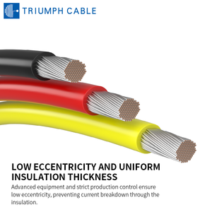 Dây điện PVC năng lượng lưu trữ cáp ul10269 6 8 10 12 14 16 18 AWG phẳng chuyên nghiệp cấp 2000V AC DC Cáp RoHS dây cáp - Product Image 4