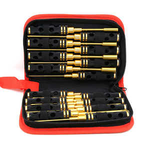 MEOA Wltoys RC araba 16 adet seti oluklu çapraz altıgen soket RC araç ve gemi modeli aracı alüminyum alaşım tornavida - Product Image 1