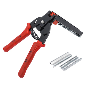 Poultry Cage Installation Tools <strong>M</strong> Nails Plier Hand Operated Fence Clamp Plier <strong>Chicken</strong> Rabbit Hog Ring Pliers with Nails - Product Image 1