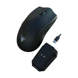 5 milioni di Mouse ottico silenzioso 2.4G senza fili con interfaccia USB stile di gioco per uso Computer ricarica Mouse per ufficio Mobile - Product Image 1