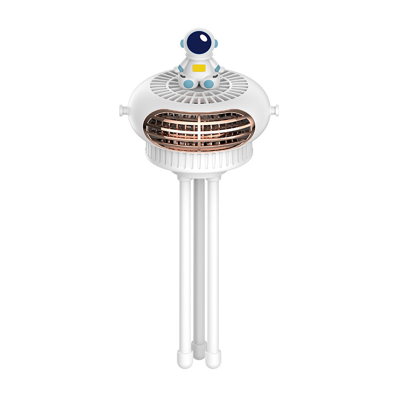 Astronaut octopus fan white