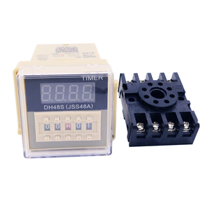 Controlador de tiempo industrial DH48S, relé de tiempo de retardo SPDT con enchufe DC12V - Product Image 6