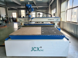 JCX-2130木材数控路由器3D雕刻切割机2100 * 3000毫米ATC 12工具家具生产线生产3/4/5轴 - Product Image 2