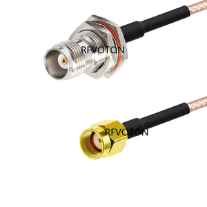 Factory Custom <strong>RP</strong> SMA male female pin to TNC male plug <strong>network</strong> connector RG316 Pigtail Jumper extension Cable assembly
