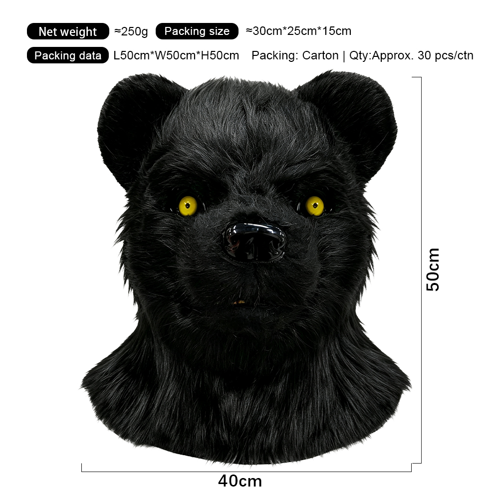 Black Open Mouth Bear