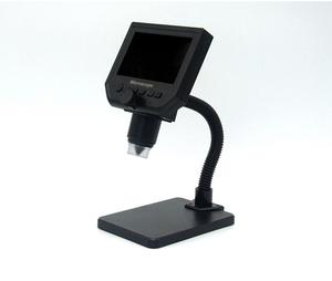 Digital 4.3&quot; Display <strong>Microscope</strong> 1-<strong>600X</strong> Magnifier 100-250V With 8 LED Adjustable Light Wth Gooseneck Bracket - Product Image 4
