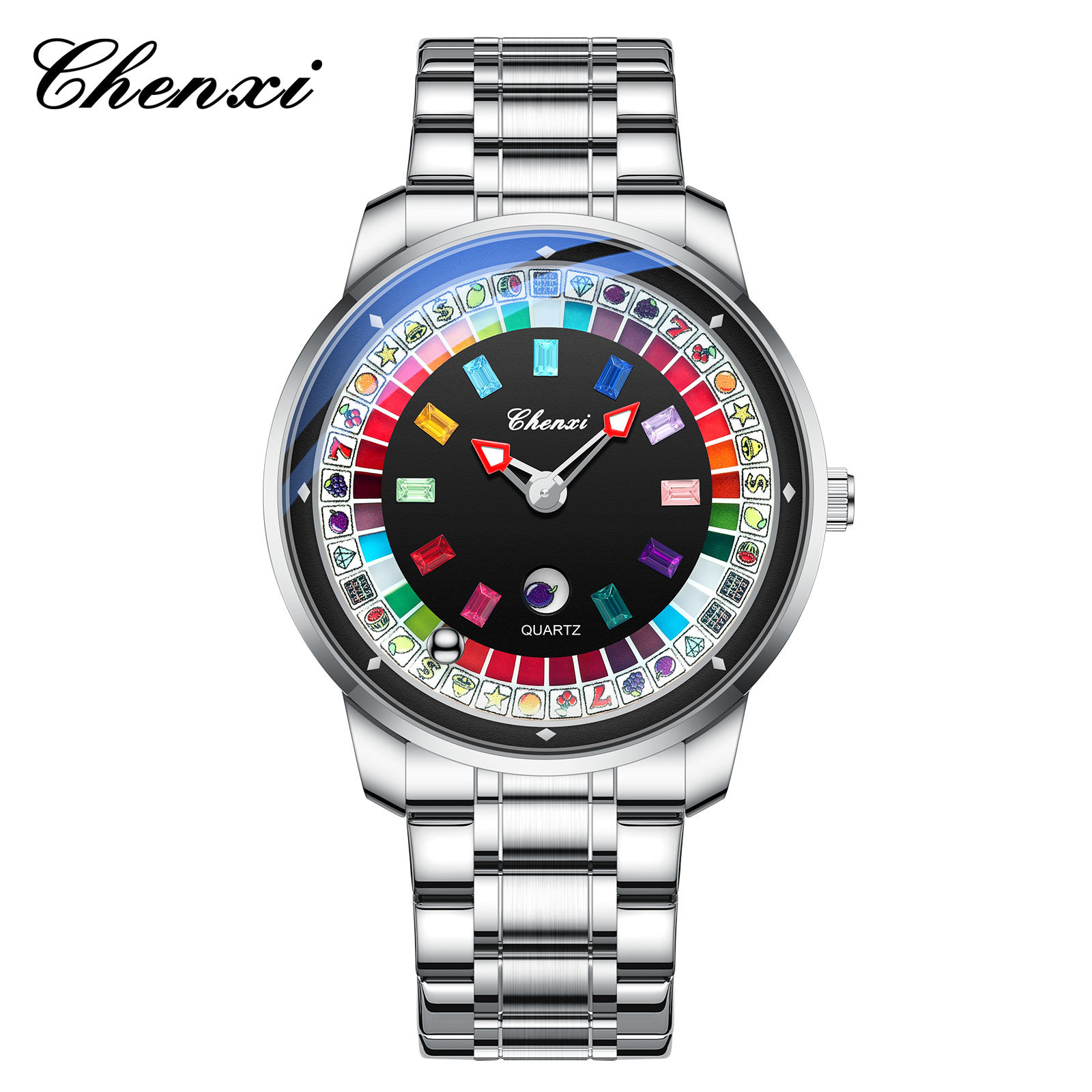 6362-Silver Black-Steel