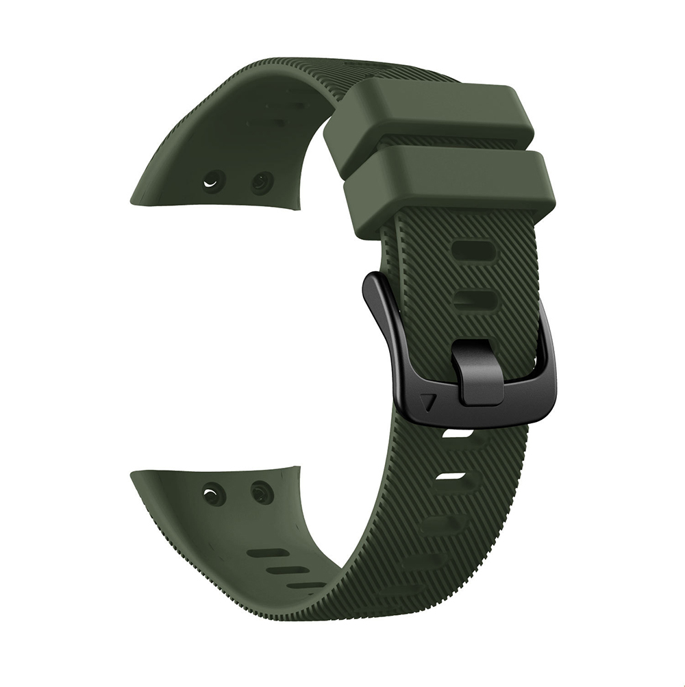 Verde militar con hebilla negra.