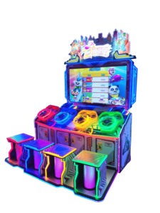 เครื่องเล่นเกมแข่งรถโทเค็นสำหรับเด็ก4คน - Product Image 2