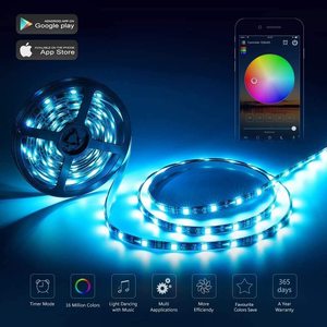 智能WiFi LED控制器iOS安卓魔术家庭应用程序IR RF 24键遥控器，用于RGB RGBW LED灯条灯 - Product Image 6