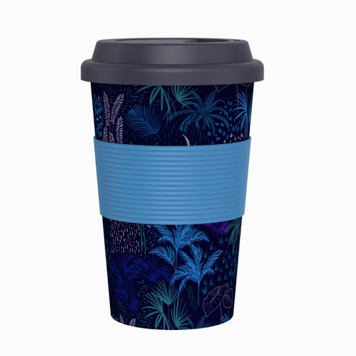 Promotional Custom Fiber Reusable Coffee Cup  High quality reusable cup