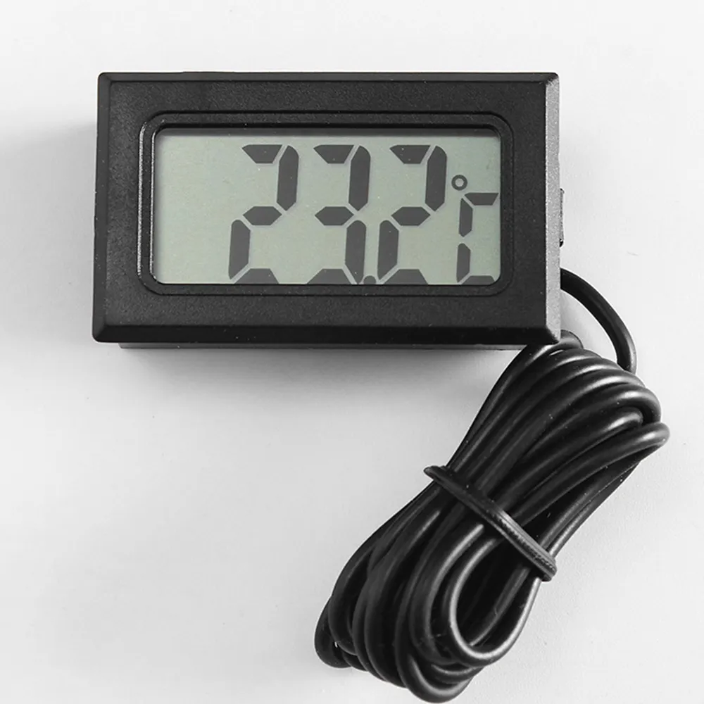 Contrôleur de température numérique LCD pour congélateur de réservoir de poissons, écran LCD, pour l'intérieur et l'extérieur, avec câble de 1 mètre