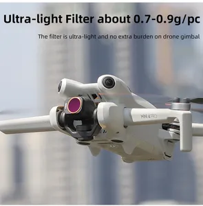 DJI Mini 4 için 4 Pro filtre ayarlanabilir dönen optik cam Lens Sunnylife ND 4/8/16/32-PL filtre seti aksesuarları - Product Image 3