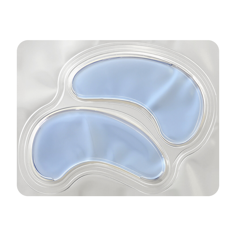 Masque pour les yeux bleu transparent pressé à la machine