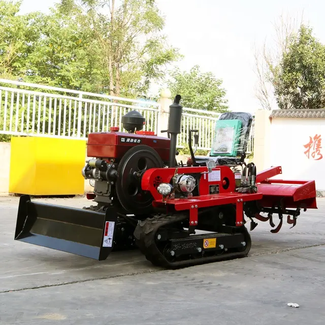 2023 Chinese Multifuncional Tratores Agricultura Farm Crawler Tractor 25HP 35HP mini-trator Para venda