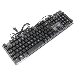 104 Keys <strong>Keyboard</strong> RGB LED Backlit Mechanical <strong>Keyboard</strong> Teclado Gamer Wired Ergonomic Gaming <strong>Keyboard</strong> - Product Image 2