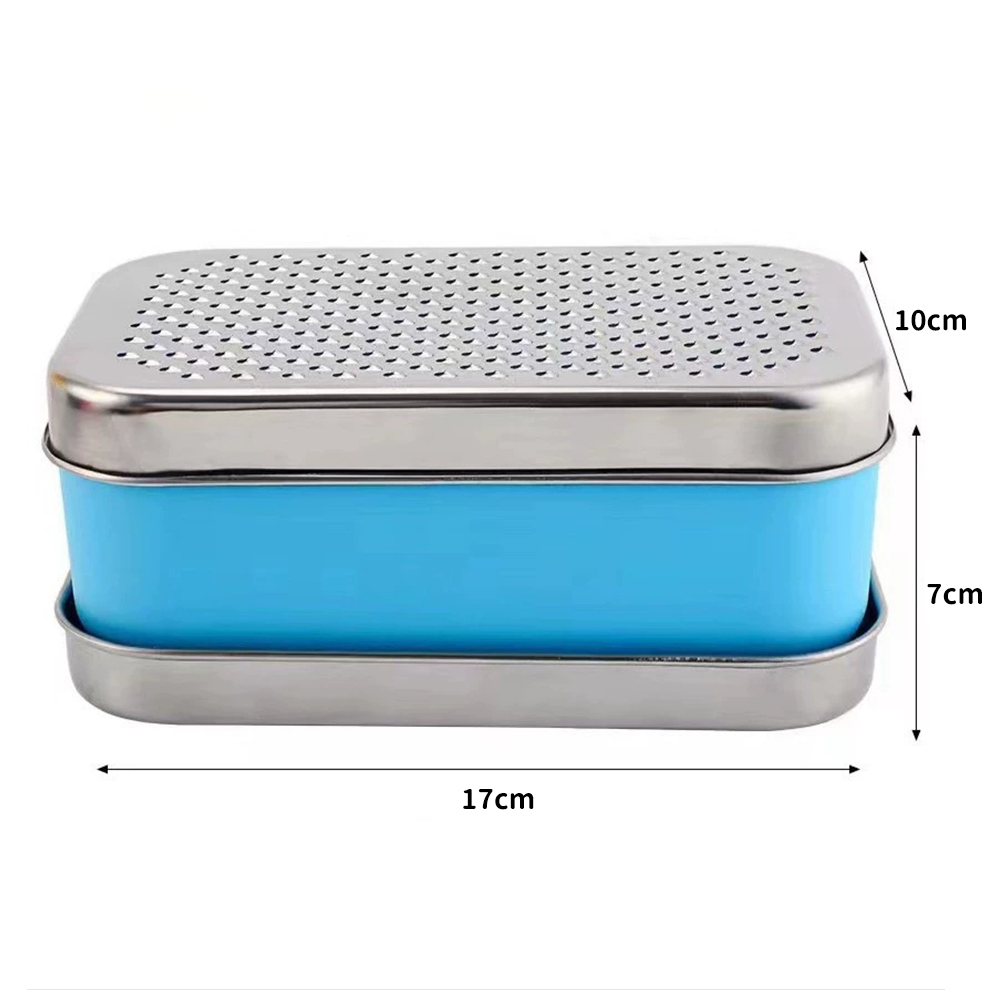 Small-blue-double sided grater brush