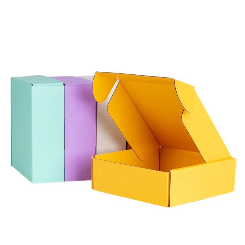 Embalagem de caixa de papel folha cordada colorida personalizada, máscara para cosméticos