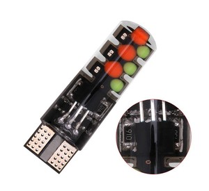 Yosovlamp T10 t10 rgb cob ampul uzaktan kumanda ile çoklu renkler oto araba led iç müzik t10 rgb led araba değiştirme LED lamba - Product Image 4