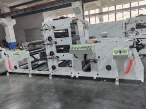 Nhà máy cung cấp chất lượng cao 4 màu 320 ngăn xếp loại 1-4 màu máy in Web flexo hẹp - Product Image 2