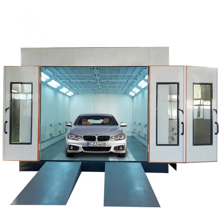 Cabina de pintura automotriz de calefacción eléctrica Económica/sala de pintura de coche para pintura de coche