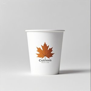 Doğal Plat Jetable tek kullanımlık <span class=keywords><strong>9oz</strong></span> özel kağıt tek kullanımlık kahve kupaları tek duvarlı kağıt bardak kağıt bardaklar