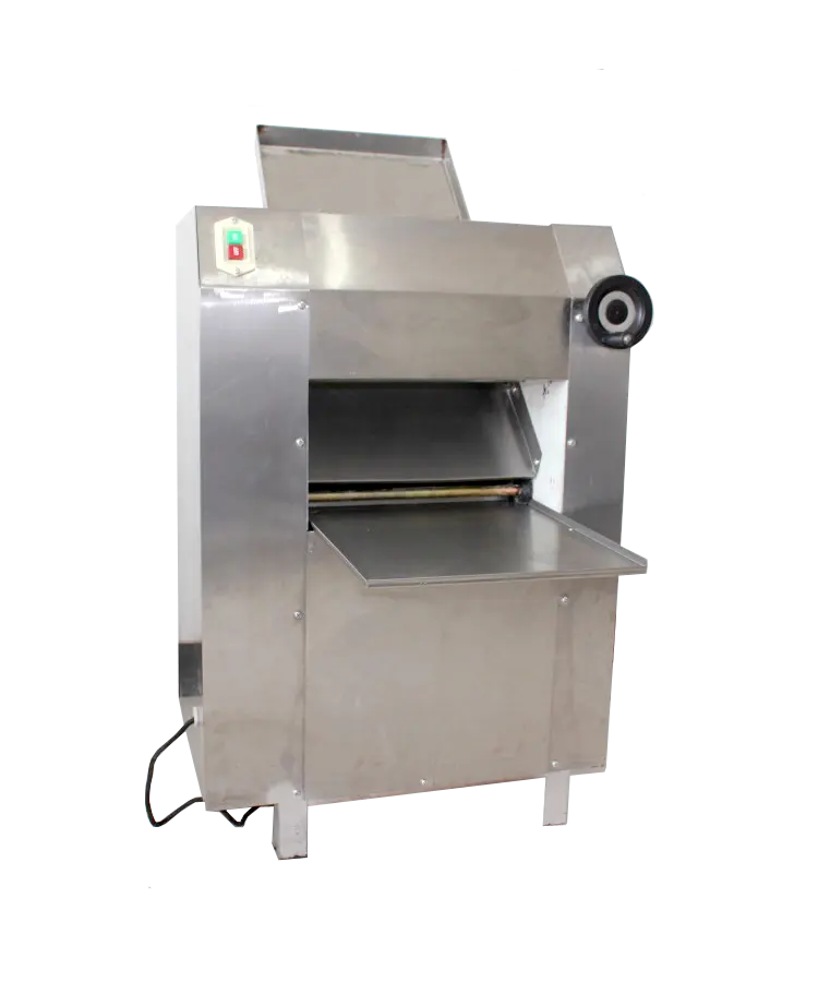 Máquina eléctrica automática de rodillo de masa comercial, laminadora de masa de fondant para pizza, máquina de prensado de tortilla