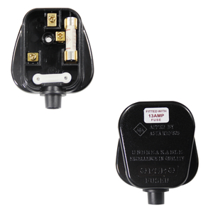 Kablosuz 3 Pin UK montaj priz tip G sigorta fişi BS1363 standartlar 3A/5A/10A/13A siyah beyaz ABS Metal elektrik prizi - Product Image 5