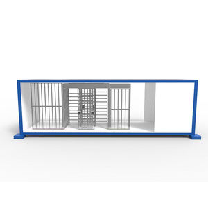 Volle Höhe Doppeltür 20ft Drehkreuz Container Conversion Security Checking Gate mit Zugangs kontrolle Großhandels preis - Product Image 5