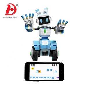 HUADA STEM divertido DIY bloques de montaje APP RC Robot juguetes niños rompecabezas eléctrico juegos de bloques de construcción Control remoto Robot Juguetes - Product Image 4