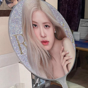 PB0519カスタムKPOPクリアピケットハンドファンK-pop自分自身カスタム写真プリントハンドファン丸型プラスチックファンピケット - Product Image 6