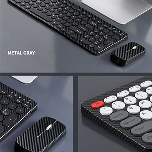 Diseño de moda silencioso recargable Mac teclado y mouse 2,4G Conjunto Combinado inalámbrico - Product Image 5