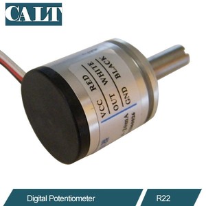 Codificador lineal magnético, salida de 0 ~ 5V y salida analógica de 4 ~ 20mA, potenciómetro de 12v, IP67, venta al por mayor