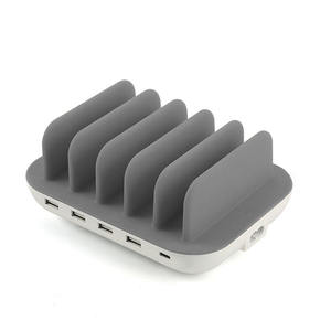 Cucstomusb充電ステーション50w5ポートポータブルマルチ携帯電話充電器ドッキングステーション複数のデバイス用 - Product Image 1