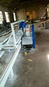 Yuvarlak kütük kesme dairesel kereste fabrikası sürgülü masa motorlu testereler yuvarlak ahşap sürgülü masa testere - Product Image 2