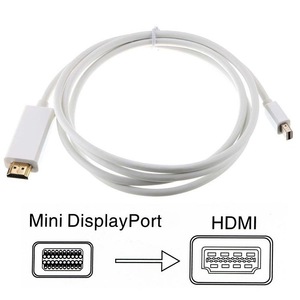 1.8m 3m Thunderbolt Mini DisplayPort DP-HDMI4KケーブルミニDPオス-HDMIオスコンバーターケーブルAppleMacbook Promac用 - Product Image 2