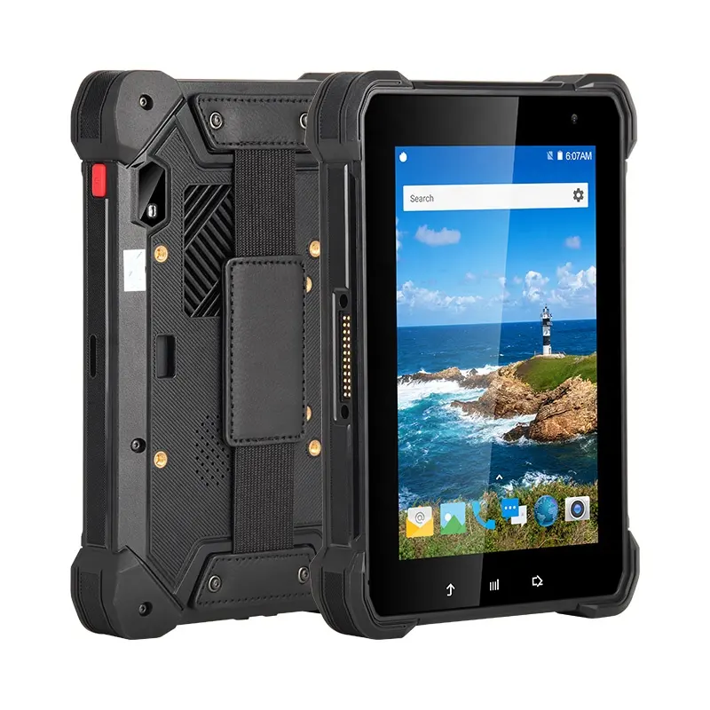 7-Inch Android 9.0 Rugged Tablet PC Với 3 Gam 4 Gam BT GPS GLONASS WIFI IP67 Xe Công Nghiệp Nông Nghiệp Tablet Máy Tính