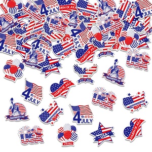 Bağımsızlık günü masa konfeti vatansever amerikan bayrağı ile yıldız dağılım dekor için 4 temmuz ulusal günü parti dekorasyon - Product Image 1