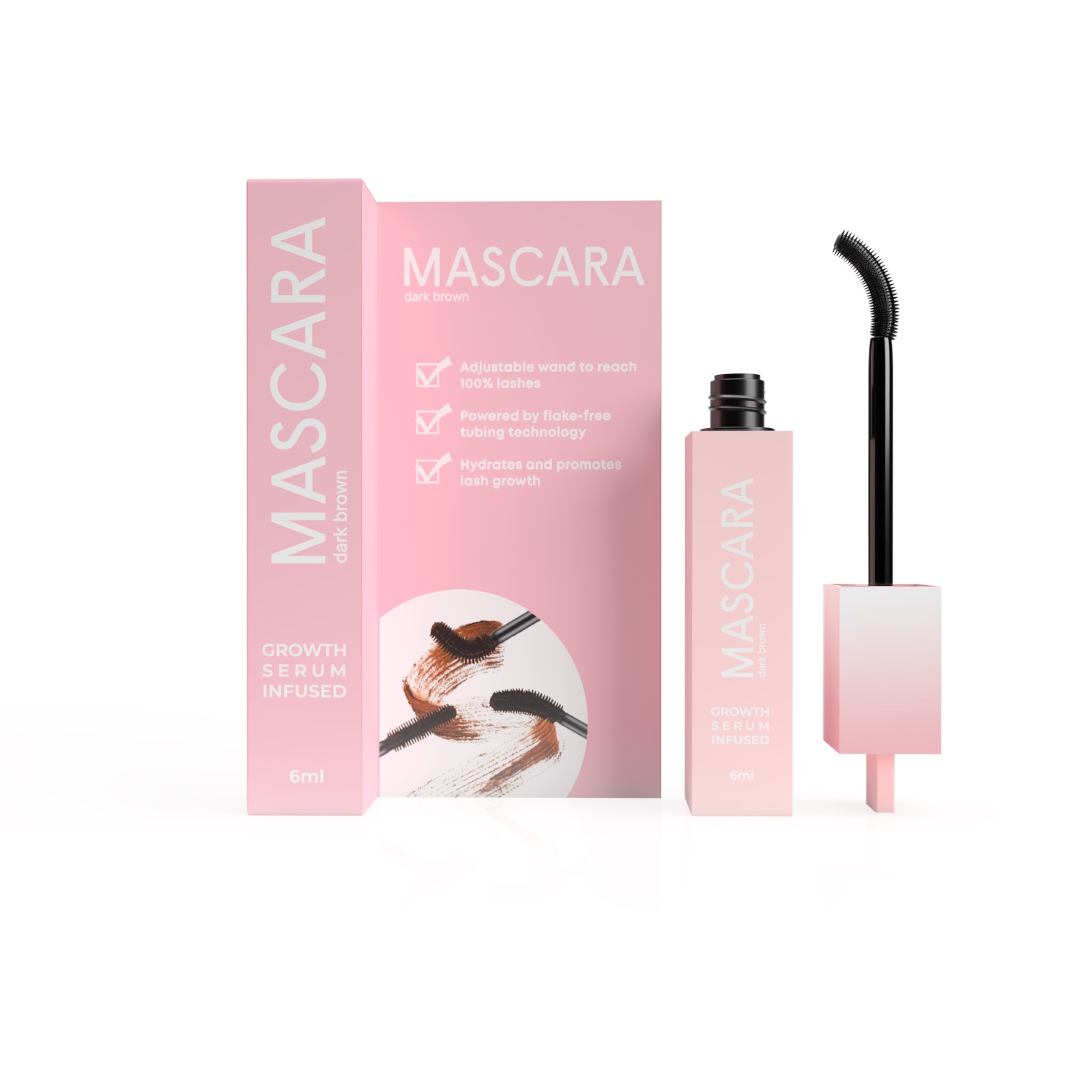 Mascara marrone: 6ml