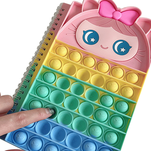 A5 Unicorn Scratch Notebook Coil Loose Leaf Press Bubble Exercise <strong>Book</strong> Decompression Stationery <strong>Book</strong> - Product Image 6