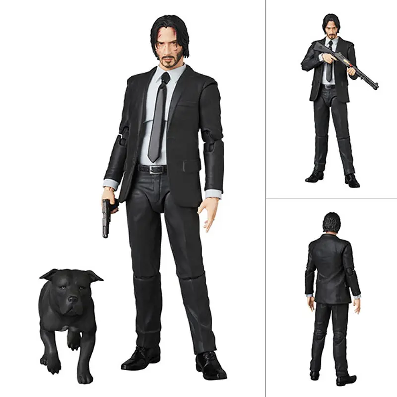 JOHN WICKキラーQエディションサンダー可動性映画フィギュアジョンウィックカスタマイズPVCおもちゃ