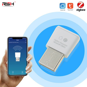 Graffiti Smart <span class=keywords><strong>Zigbee</strong></span> Signal Amplifier Enhancer Répéteur <span class=keywords><strong>Zigbee</strong></span> sans fil Récepteur USB à pénétration murale - Product Image 4