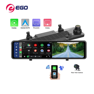 DVR 12-inch xem gương ghi xe hộp đen xe chơi Màn hình sử dụng kết nối bluetooth kết nối Wifi - Product Image 5