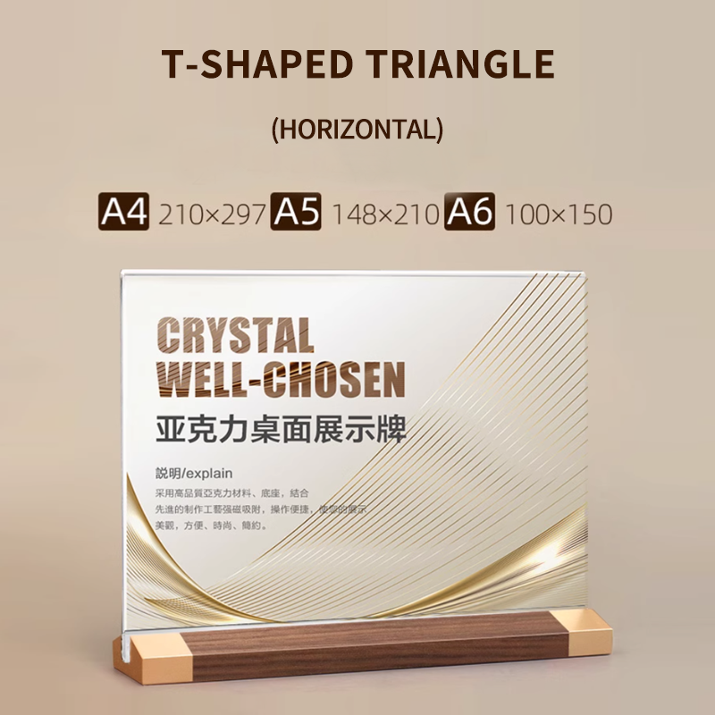 T-shaped triangle-horizontally