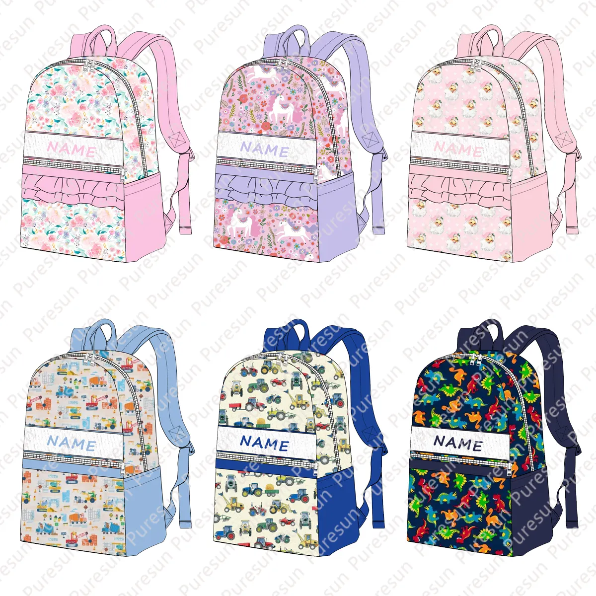 حقائب ظهر للأطفال من OEM للبيع بالجملة بتصميم مخصص لطيف حقيبة كتب صغيرة للأطفال مخصصة حقائب مخصصة للعودة إلى المدرسة