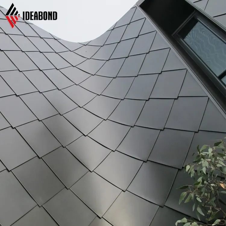 Pannello composito del tetto di alluminio di prezzi dello strato decorativo del tetto di plastica di alluminio del pe