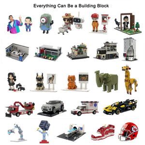 プラスチックビルディングブロックカスタムデザインビンテージカー玩具Ce Oemメーカー旧モデル自動車工場直販 - Product Image 4